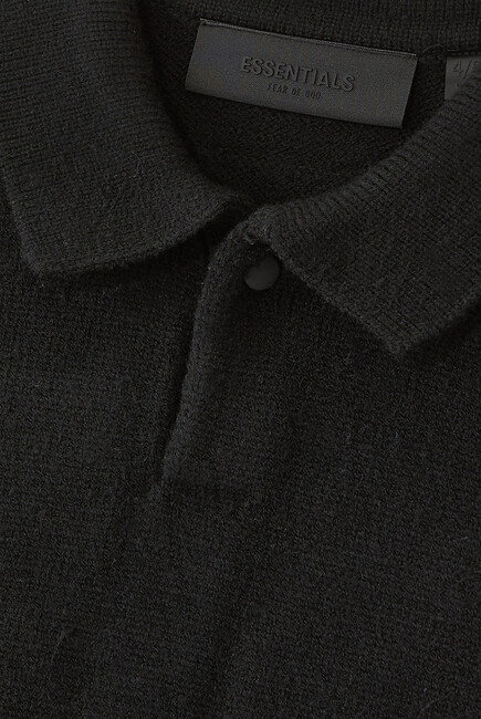 Essential Long-Sleeve Polo Top